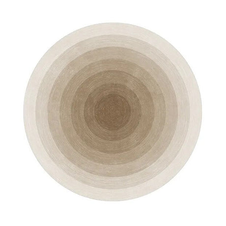 Light Luxury Cloakroom Round Floor Mat Fluffy Soft Lounge Rug Simple Bedroom Decor Gradient Carpet Thick Carpets for Living Room