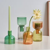 Pillar Candle Stand & Vase - Single