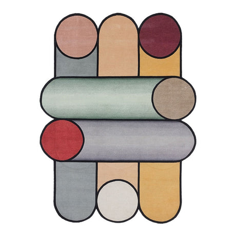 New Modern Fashion IG Living Room Rug Irregularshape Senior Bedroom Large Area Decorative Carpet Thickening Trendy Art Floor Mat