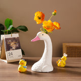 Swan Ceramic Vase