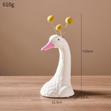 Swan Ceramic Vase