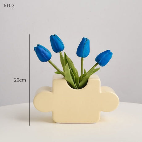 Jigsaw Ceramic Vase