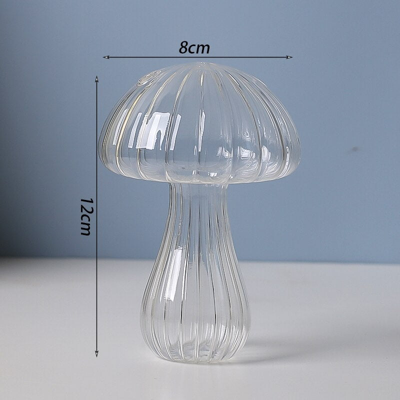 Mushroom Glass Vase