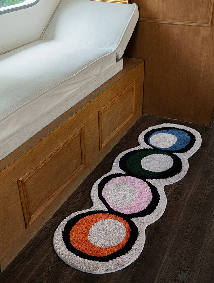 Abstract Pocket Ball Narrow Rug