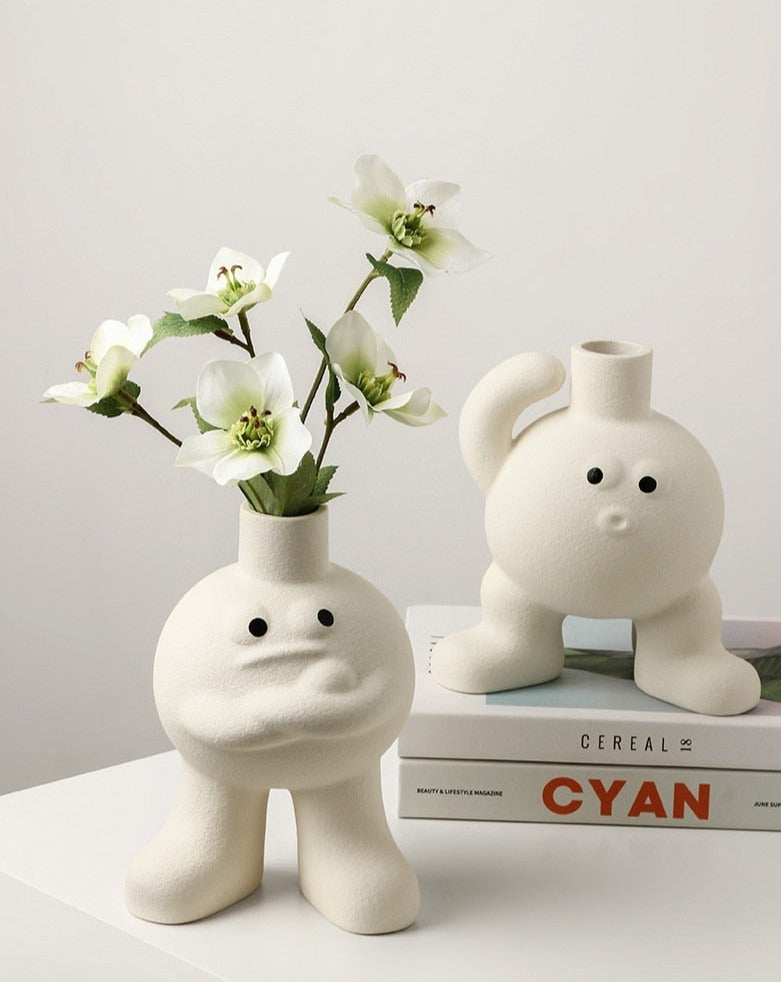 Character Ceramic Vase