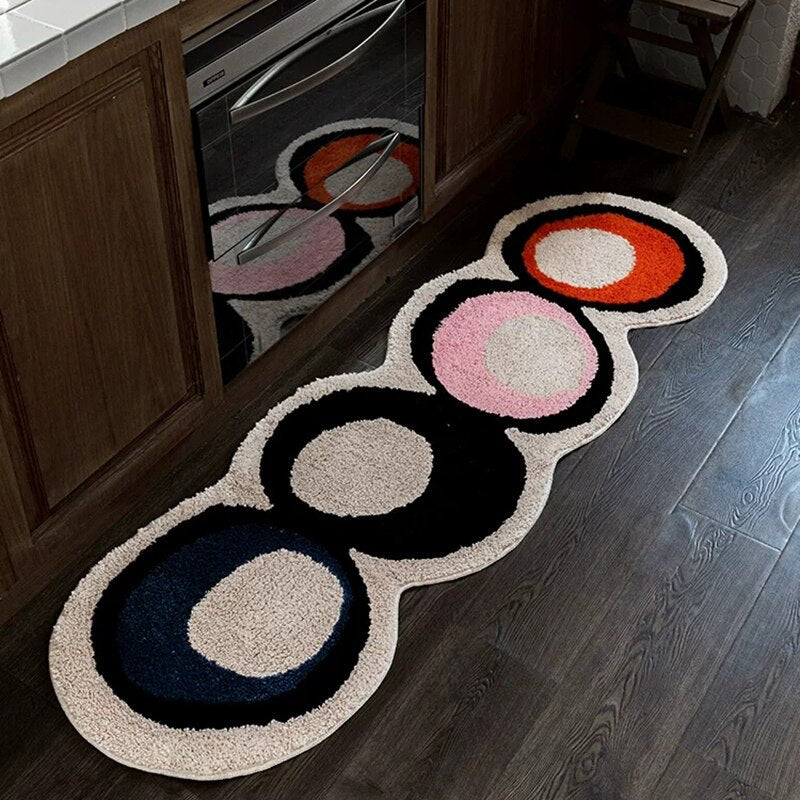 Abstract Pocket Ball Narrow Rug