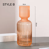 Pleated Glass Vase -  3 colours