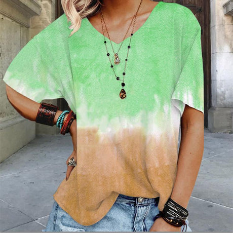 2021 Summer Gradient Tie-Dye T-Shirt