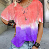 2021 Summer Gradient Tie-Dye T-Shirt