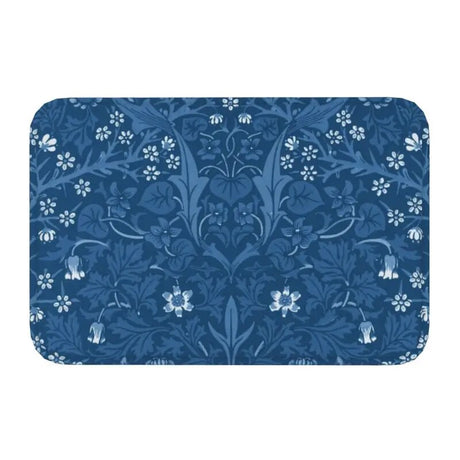 Custom William Morris Compton Floral Art Nouveau Pattern Doormat Bath Door Floor Mat Textile Pattern Toilet Rug Carpet Footpad