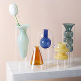 Bubbly Glass Vases - Opaque