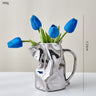 Paper Bag Inspired Ceramic Vase