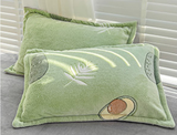 Avocado Soft Plush Duvet Cover