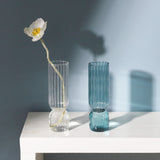 Scallop Cylinder Glass Vase