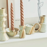 3-tone Ceramic Candle Holders