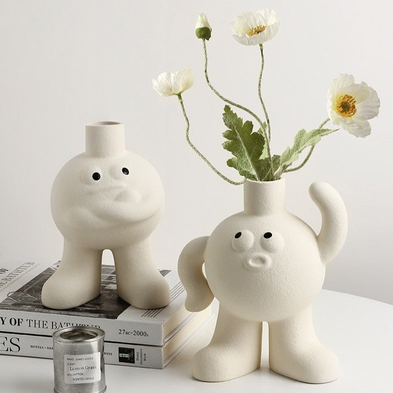 Character Ceramic Vase