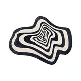 New Modern Fashion IG Living Room Rug Irregularshape Senior Bedroom Large Area Decorative Carpet Thickening Trendy Art Floor Mat