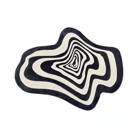 New Modern Fashion IG Living Room Rug Irregularshape Senior Bedroom Large Area Decorative Carpet Thickening Trendy Art Floor Mat
