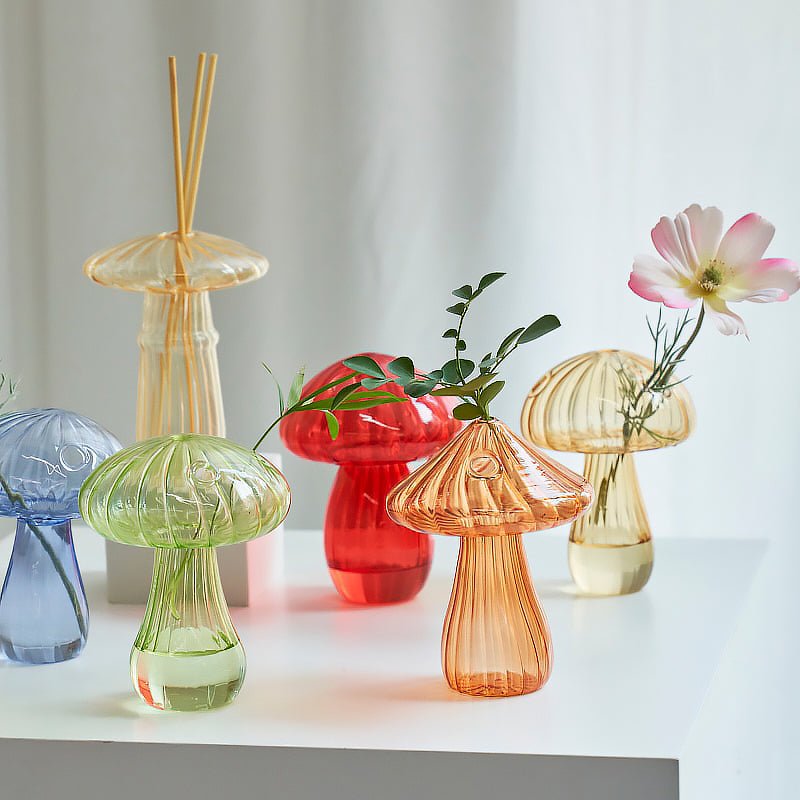 Mini Mushroom Bud Vases