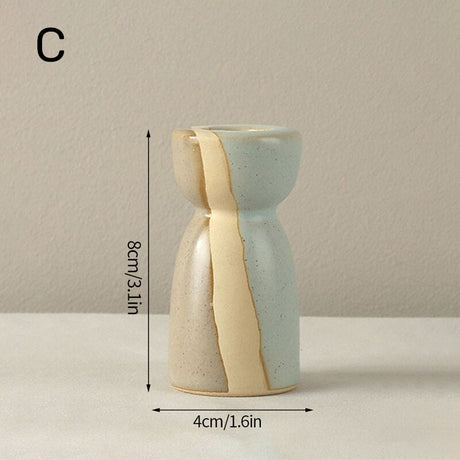 3-tone Ceramic Candle Holders