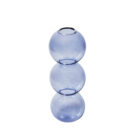 Layered Globe Glass Vase