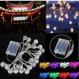 3M 20LED Battery Bubble Ball Fairy String Lights Garden Party Christmas Wedding Decor - Lighting