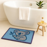 Feblilac Koala Bath Mat – Soft, Non-Slip Animal Rug for Kids’ Room, Bathroom, or Nursery