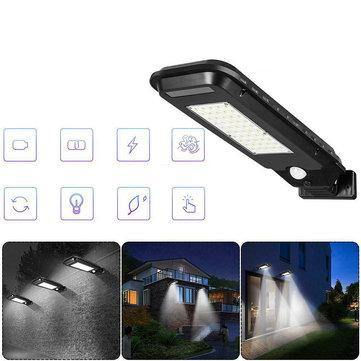 Solar Powered 40/60 LED Light Road Street Wall Lamp Outdoor Path Waterproof Garden