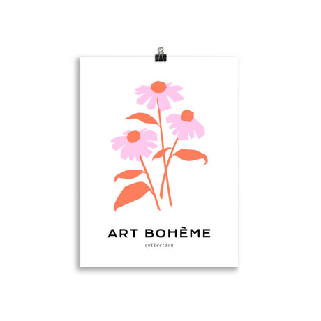 Art Boheme - A Bunch of pink flowers