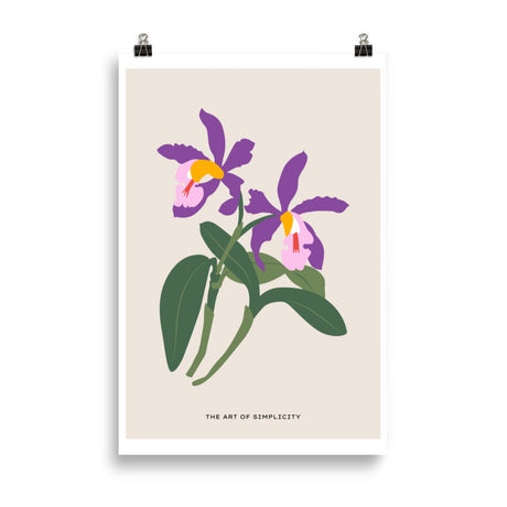 Art of Simplicity - Purple Flower