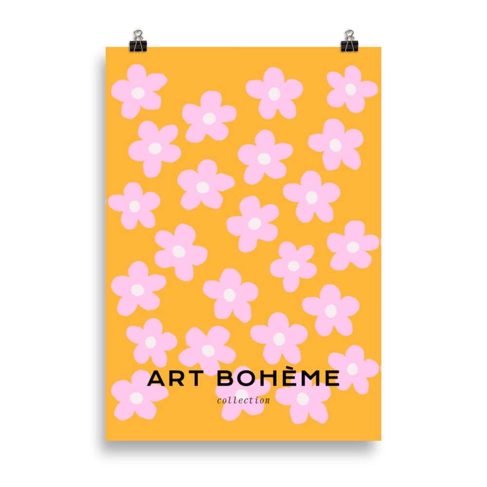 Art Boheme-Pink Bloom Garden