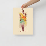 African Robe Wall Art