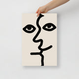 Abstract Face 2 Wall Art