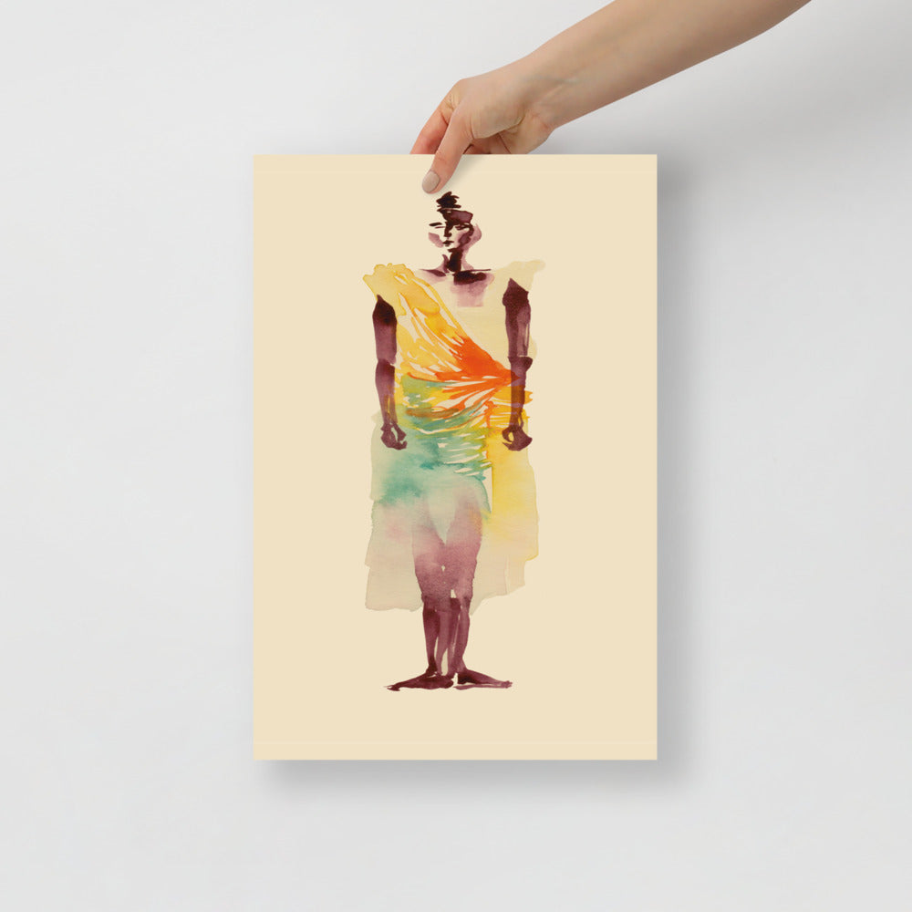 African Robe Wall Art