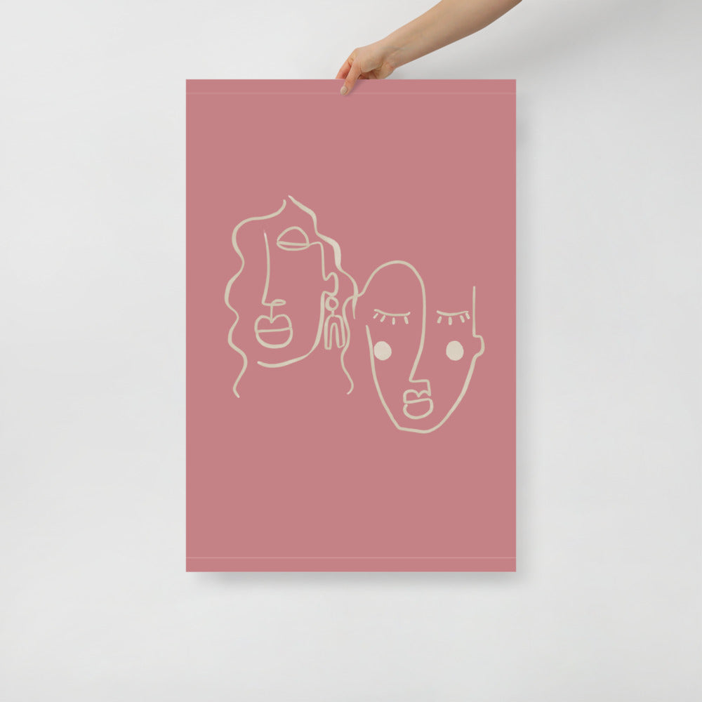 2 Friends Wall Art