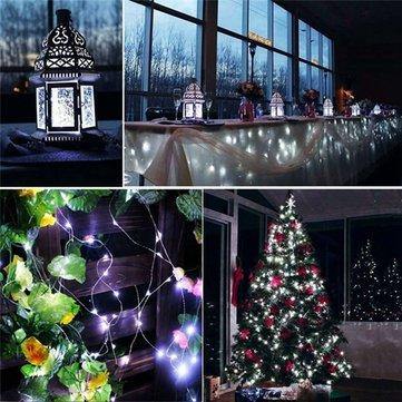 12M 100LED 8 Modes String Light USB Holiday Christmas Decorative Lamp for Home Indoor Party Wedding Garland