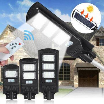 AUGIENB 30/60/90LED Solar Powered Streets Outdoor Remote Control Security Garden