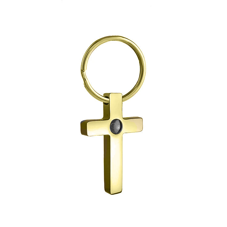 Amore Cross Keyring