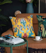 Cushion Cover with Tiger Design Printing on the Soft Touch Chenille 18"x18" (45x45cm) Abstract Tiger Design for Home Decor,Housewarming gift