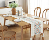 Cotton and linen Table Runners, Decorative Tassel table runners, Modern table setting.For Dining, Kitchen, Table Décor,Housewarming gift.