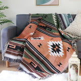 Luxury Aztec Throw,Cozy Nap Throw Blanket,Sofa Blanket,Double-Sided Use Sofa Throw Blanket, Jacquard Tapestry Throw,Housewarming gift.