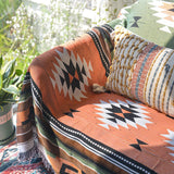 Luxury Aztec Throw,Cozy Nap Throw Blanket,Sofa Blanket,Double-Sided Use Sofa Throw Blanket, Jacquard Tapestry Throw,Housewarming gift.