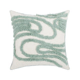 Green Tufted Stripes Cushion Cover 18" x 18"inch,100% Cotton Tufted Textured Pillow Case,Decorative Pillows,Housewarming gift.