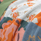 Five layers cotton blanket 100% cotton, Bedcover sofa blanket, Bedspread nap blanket cotton throw,Gift for Home, Decor