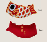 Embroidery traditional Chinese lucky koi fish pillows, folk art, soft toys, children's gifts,Decorative Pillows, Housewarming gift