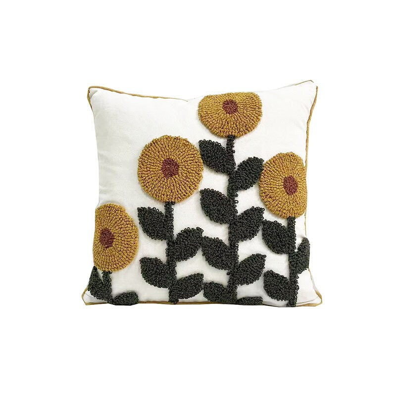 Tufted Cushion Cover 18x18" 12x20",100% Cotton Tufted Textured Pillow Case,Decorative Pillows,Housewarming gift.