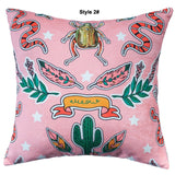 Cushion Cover with Tiger Design Printing on the Soft Touch Chenille 18"x18" (45x45cm) Abstract Tiger Design for Home Decor,Housewarming gift