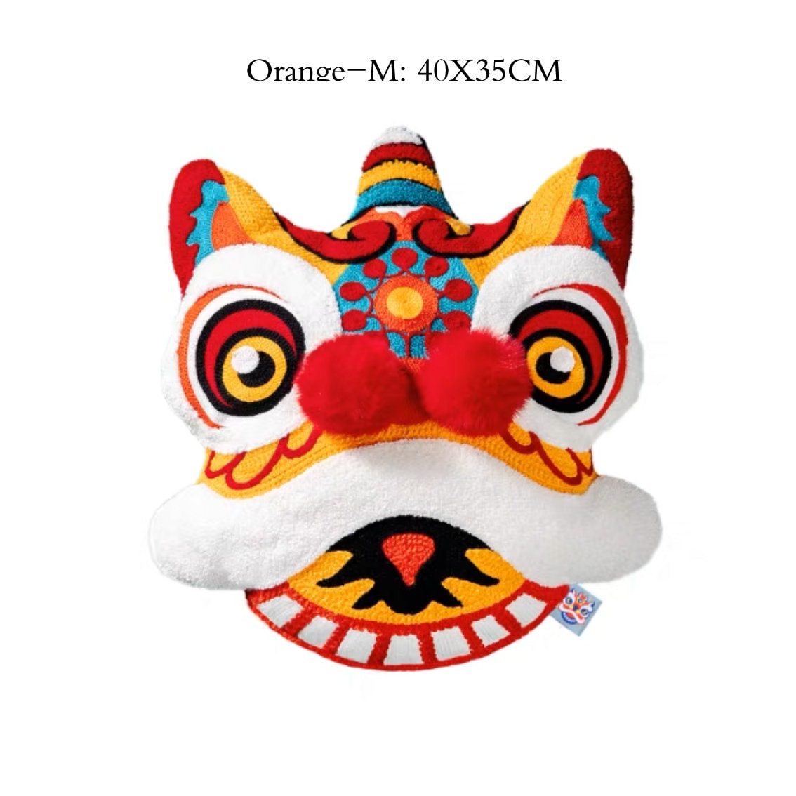 Embroidery traditional Chinese lucky lion pillows, folk art, soft toys, children's gifts,Decorative Pillows, Housewarming gift