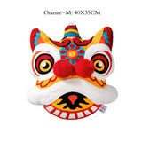 Embroidery traditional Chinese lucky lion pillows, folk art, soft toys, children's gifts,Decorative Pillows, Housewarming gift