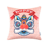 Embroidery traditional Chinese lucky lion pillows, folk art, soft toys, children's gifts,Decorative Pillows, Housewarming gift